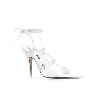 The Attico Renee lace-up 120mm sandals US9.5 / IT39.5